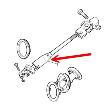 USED Lower Steering Column  HMD9501AA